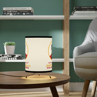 T&D Tripod Lamp with High-Res Printed Shade, US\CA plug