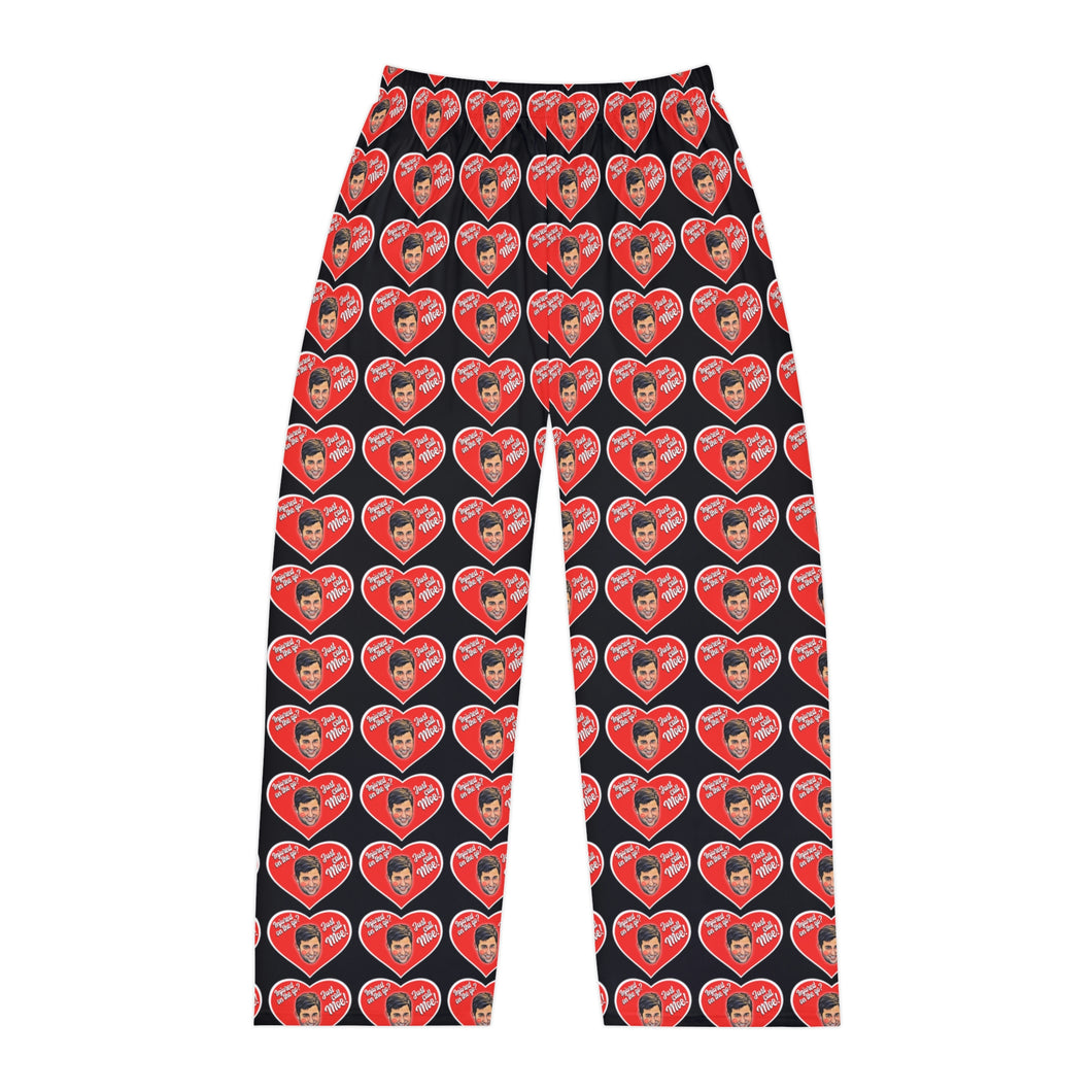 Valentine Black Men's Pajama Pants