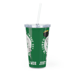 St. Patty's Day Plastic Tumbler with Straw